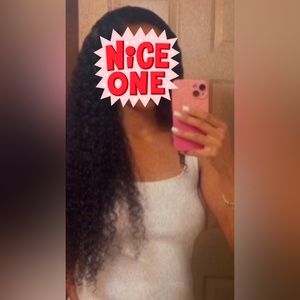 34 inch water wave frontal wig 13 by 4 HD LACE
